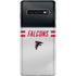 NFL Atlanta Falcons White Striped Galaxy S10 Skin