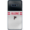 NFL Atlanta Falcons White Striped Galaxy S10e Skin
