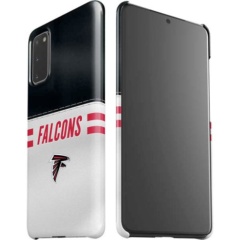NFL Atlanta Falcons White Striped Galaxy S20 Lite Case