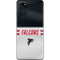 NFL Atlanta Falcons White Striped Galaxy S20 Plus Skin