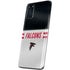 NFL Atlanta Falcons White Striped Galaxy S20 Plus Skin