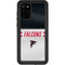 NFL Atlanta Falcons White Striped Galaxy S20 Plus Waterproof Case