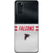 NFL Atlanta Falcons White Striped Galaxy S20 Skin