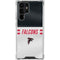 NFL Atlanta Falcons White Striped Galaxy S23 Ultra Clear Case