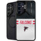NFL Atlanta Falcons White Striped Galaxy S25 Kickstand Case