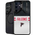 NFL Atlanta Falcons White Striped Galaxy S25 Kickstand Case