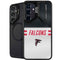 NFL Atlanta Falcons White Striped Galaxy S24 Plus Kickstand Case