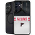 NFL Atlanta Falcons White Striped Galaxy S24 Plus Kickstand Case
