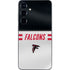 NFL Atlanta Falcons White Striped Galaxy S25 Plus Skin