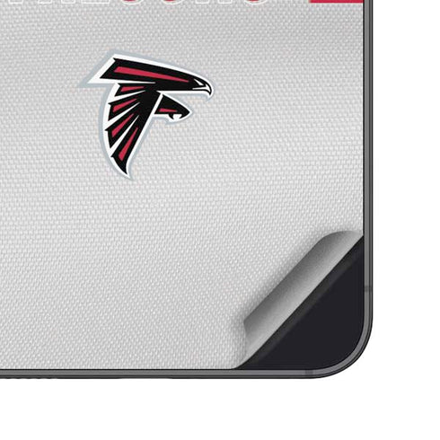 NFL Atlanta Falcons White Striped Galaxy S25 Plus Skin