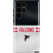NFL Atlanta Falcons White Striped Galaxy S25 Ultra Impact Case