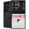 NFL Atlanta Falcons White Striped Galaxy S25 Ultra Kickstand Case