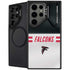 NFL Atlanta Falcons White Striped Galaxy S25 Ultra Kickstand Case
