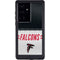 NFL Atlanta Falcons White Striped Galaxy S24 Ultra Waterproof Case