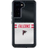 NFL Atlanta Falcons White Striped Galaxy S24 Waterproof Case