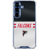 NFL Atlanta Falcons White Striped Galaxy S25 Clear Case