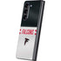 NFL Atlanta Falcons White Striped Galaxy Z Fold5 5G Skin