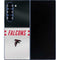 NFL Atlanta Falcons White Striped Galaxy Z Fold6 Skin