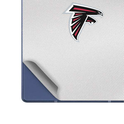 NFL Atlanta Falcons White Striped Galaxy Z Fold6 Skin