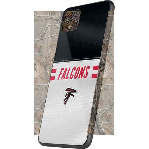 NFL Atlanta Falcons White Striped Google Pixel 4 XL Skin
