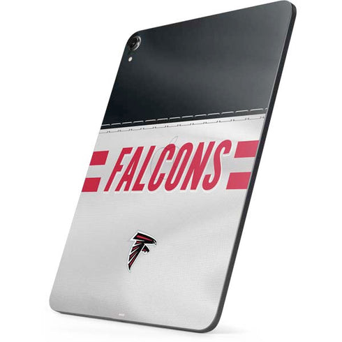 NFL Atlanta Falcons White Striped Apple iPad Pro Skin