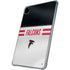 NFL Atlanta Falcons White Striped iPad Pro 11in (2024) Clear Case