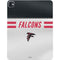NFL Atlanta Falcons White Striped iPad Pro 13in M4 (2024) Skin