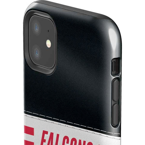 NFL Atlanta Falcons White Striped iPhone 11 Impact Case