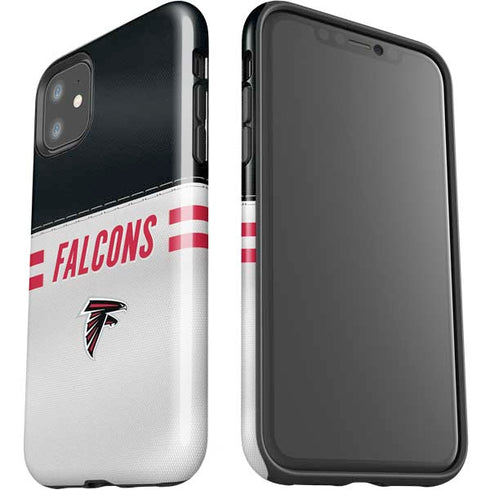NFL Atlanta Falcons White Striped iPhone 11 Impact Case