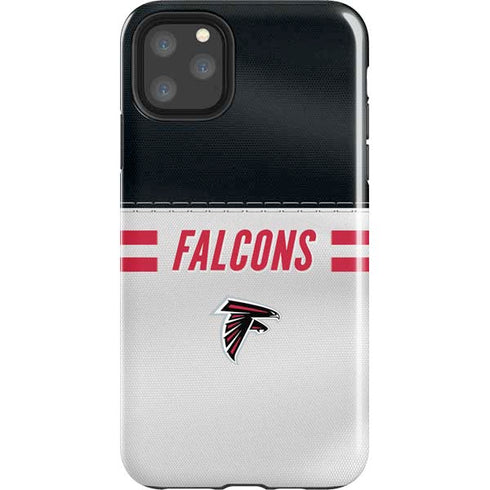 NFL Atlanta Falcons White Striped iPhone 11 Pro Max Impact Case