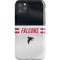NFL Atlanta Falcons White Striped iPhone 11 Pro Max Impact Case