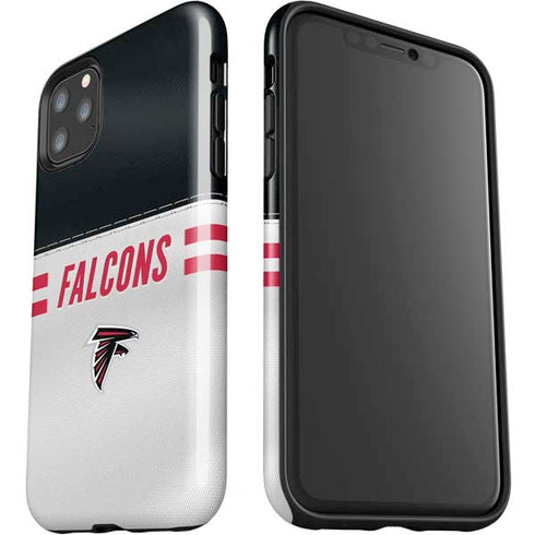 NFL Atlanta Falcons White Striped iPhone 11 Pro Max Impact Case
