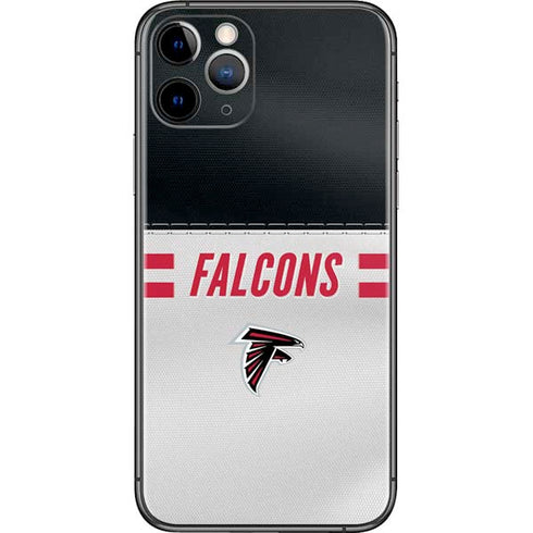 NFL Atlanta Falcons White Striped iPhone 11 Pro Skin