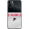 NFL Atlanta Falcons White Striped iPhone 11 Pro Skin