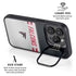 NFL Atlanta Falcons White Striped iPhone 14 Pro Max Kickstand Case
