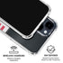 NFL Atlanta Falcons White Striped iPhone 15 Clear Case