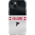 NFL Atlanta Falcons White Striped iPhone 15 Impact Case