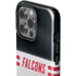 NFL Atlanta Falcons White Striped iPhone 15 Pro Impact Case