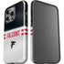 NFL Atlanta Falcons White Striped iPhone 15 Pro Impact Case