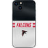NFL Atlanta Falcons White Striped iPhone 15 Skin