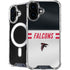 NFL Atlanta Falcons White Striped iPhone 16 MagSafe Case