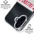 NFL Atlanta Falcons White Striped iPhone 16 Plus Clear Case