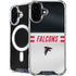 NFL Atlanta Falcons White Striped iPhone 16 Plus MagSafe Case