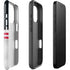 NFL Atlanta Falcons White Striped iPhone 16 Pro Impact Case