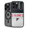 NFL Atlanta Falcons White Striped iPhone 16 Pro Kickstand Case