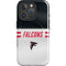 NFL Atlanta Falcons White Striped iPhone 16 Pro Magsafe Impact Case