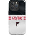 NFL Atlanta Falcons White Striped iPhone 16 Pro Magsafe Impact Case