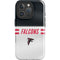 NFL Atlanta Falcons White Striped iPhone 16 Pro Max Impact Case