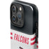NFL Atlanta Falcons White Striped iPhone 16 Pro Max Impact Case