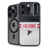 NFL Atlanta Falcons White Striped iPhone 16 Pro Max Kickstand Case